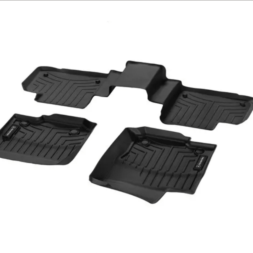 MERCEDES BENZ CAR PARTS WATERPROOF WASHABLE FLOOR MATS LINER TRAYS 3 PC SET $300
